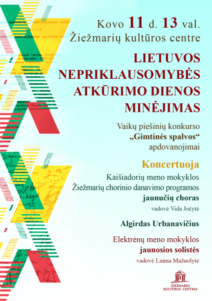 Lietuvos nepriklausomybės atkūrimo dienos minėjimas